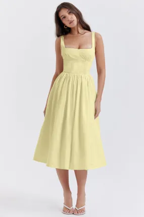 Mandy Summer Backless Midi Dress