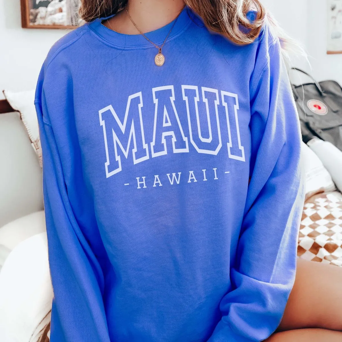 Maui Hawaii Comfort Colors Crew