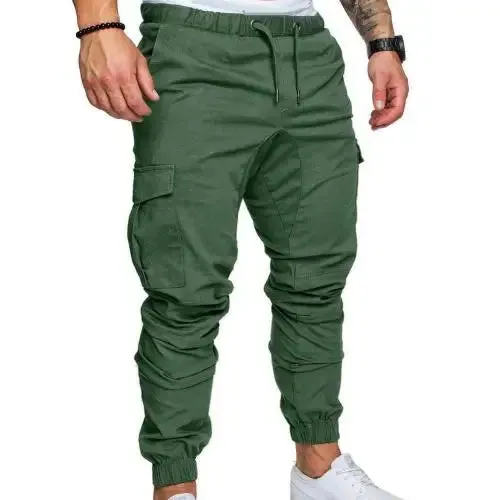 Men's Casual Jogging Pants  Pocket Pants Sports Pants