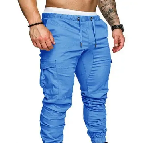 Men's Casual Jogging Pants  Pocket Pants Sports Pants