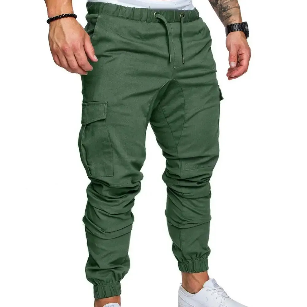 Men's Casual Jogging Pants  Pocket Pants Sports Pants