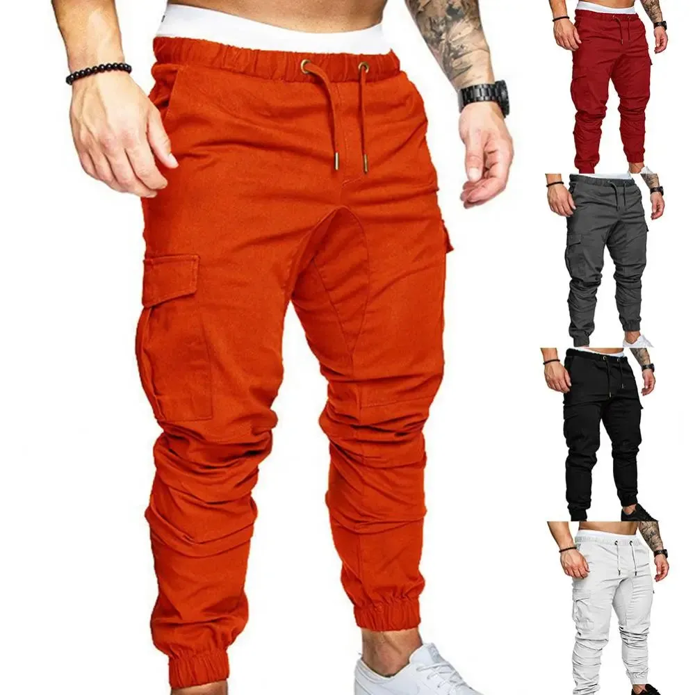 Men's Casual Jogging Pants  Pocket Pants Sports Pants