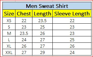 Men's Crew Neck  PLAIN SWEATSHIRT Dark Grey