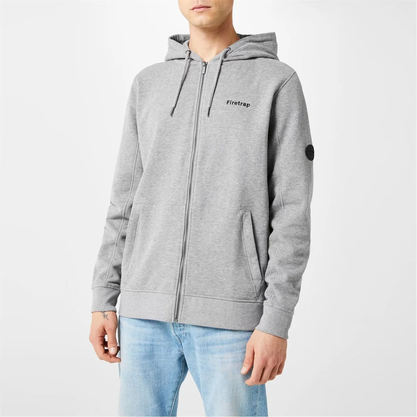 Mens Premium Zip Full Sleeve Fleece Hoodie Sweatshirt