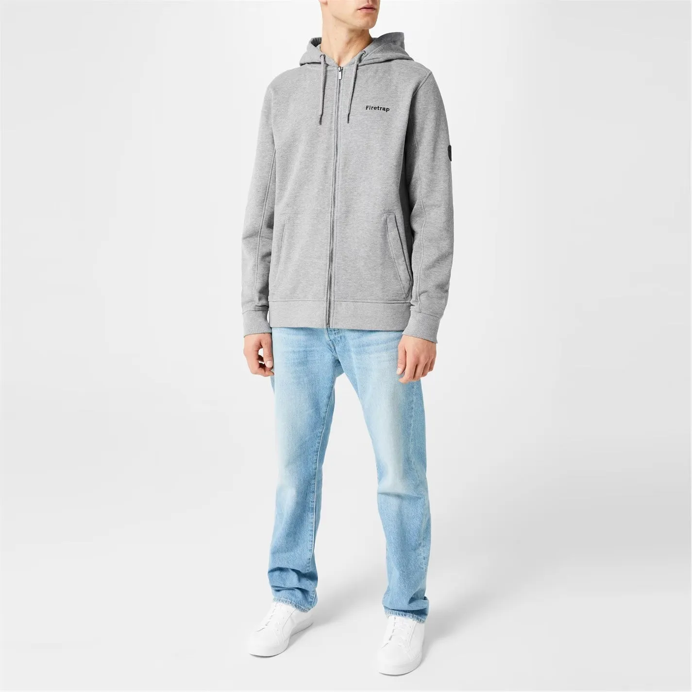 Mens Premium Zip Full Sleeve Fleece Hoodie Sweatshirt