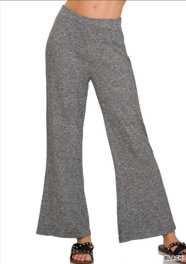 Miles Away Flared Elastic Waisted Pants