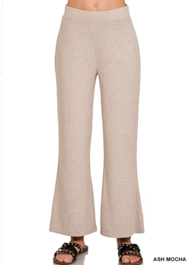 Miles Away Flared Elastic Waisted Pants