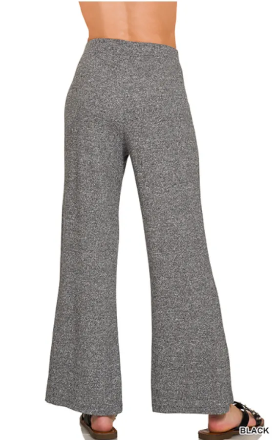 Miles Away Flared Elastic Waisted Pants
