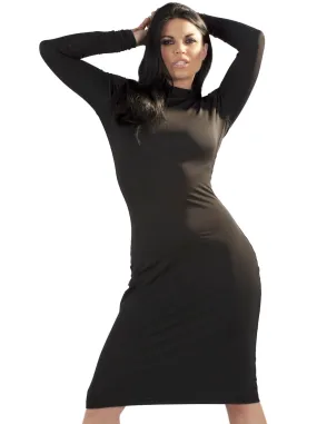 Mistress Pencil Dress in Black