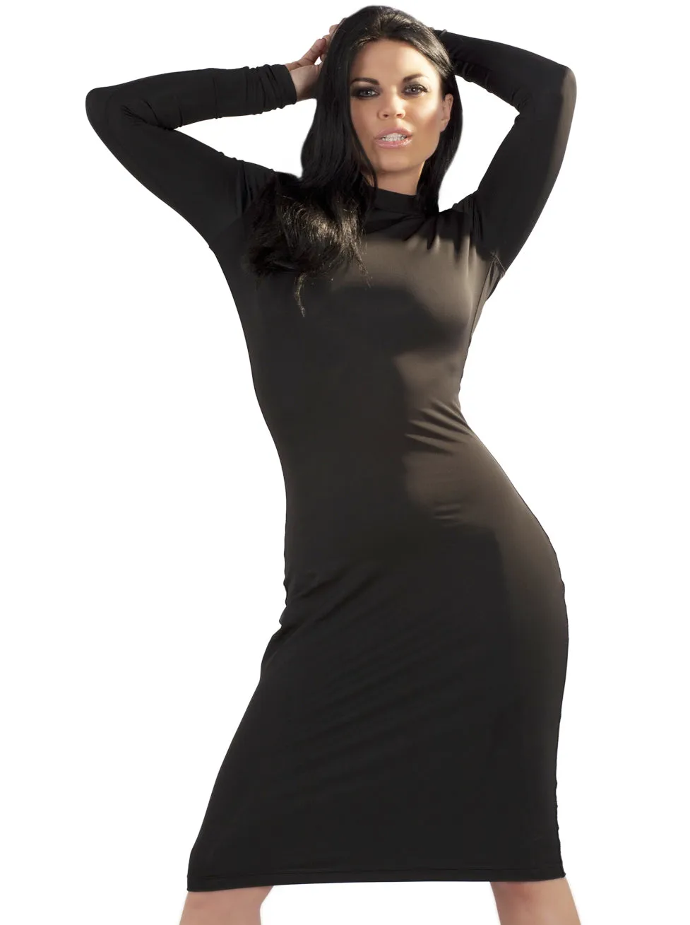 Mistress Pencil Dress in Black