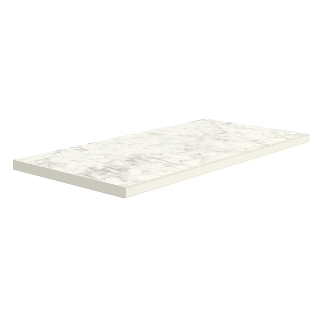 Naturale Carrara, 12" x 24" - 2CM Porcelain Pool Coping