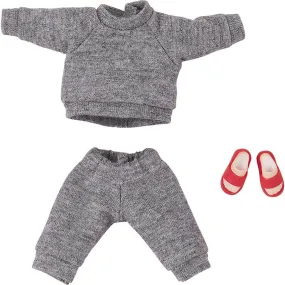 Nendoroid Doll Outfit Set: Sweatshirt and Sweatpants (Gray)