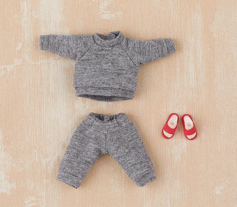 Nendoroid Doll Outfit Set: Sweatshirt and Sweatpants (Gray)