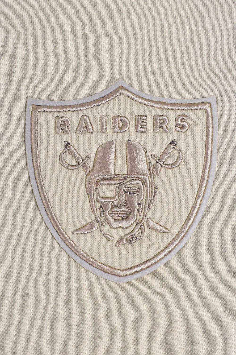 NFL LAS VEGAS RAIDERS NEUTRAL WOMEN'S CREWNECK (TAUPE)