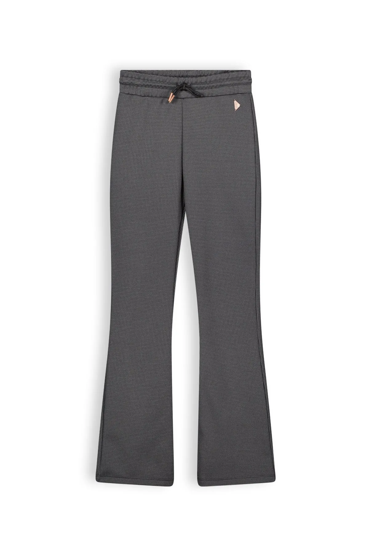 NoBell Sady girls flared pied de poule pants navy
