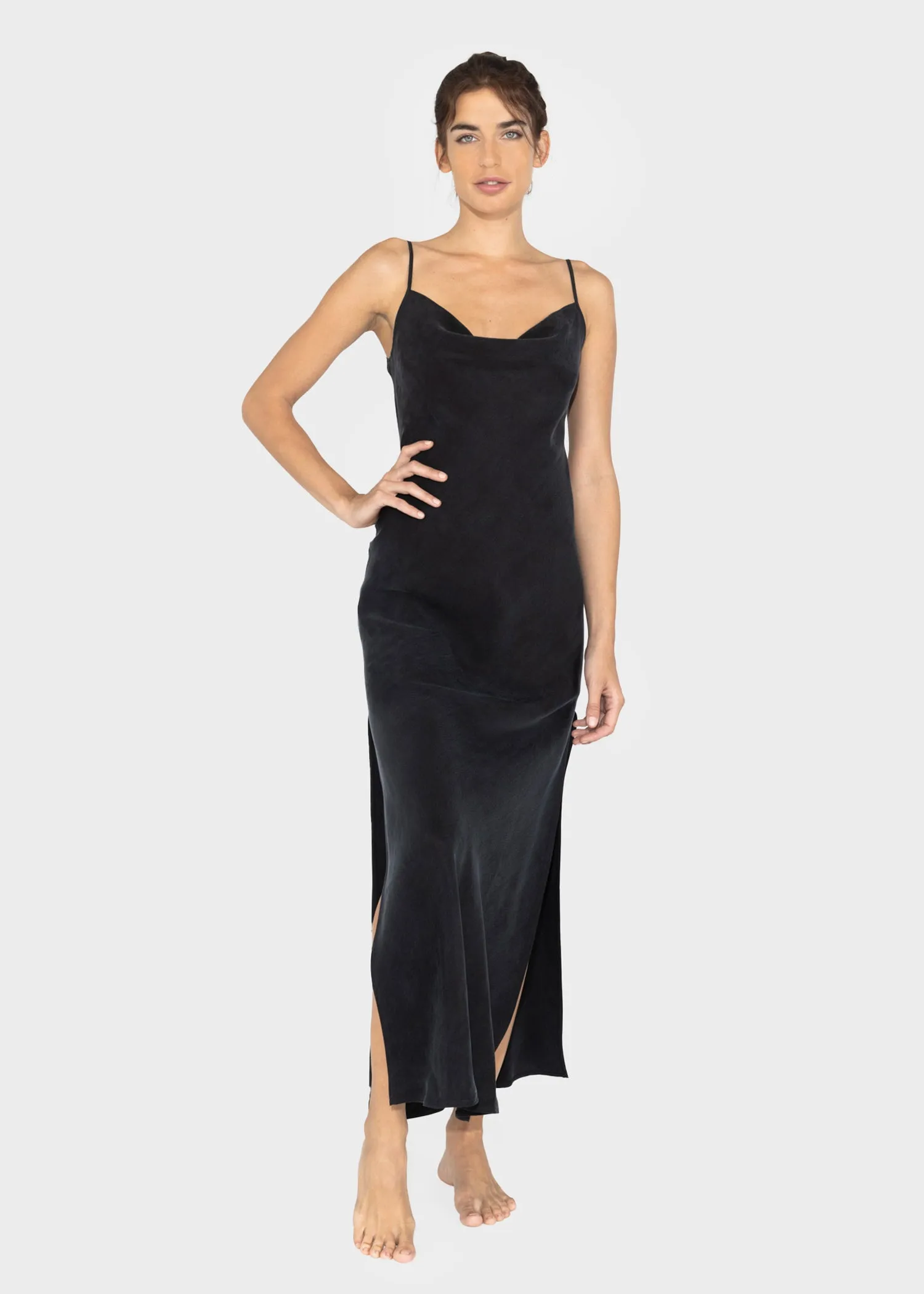 Noir Charlotte Slip Dress