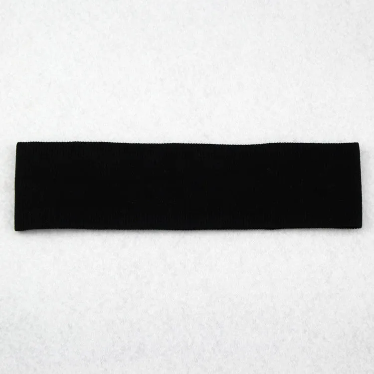 Non-slip Sports Antiperspirant Headband Nylon Monochromatic Headband Headwear