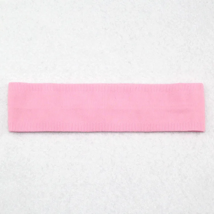 Non-slip Sports Antiperspirant Headband Nylon Monochromatic Headband Headwear
