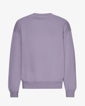 Organic Oversized Crew - Purple Jade