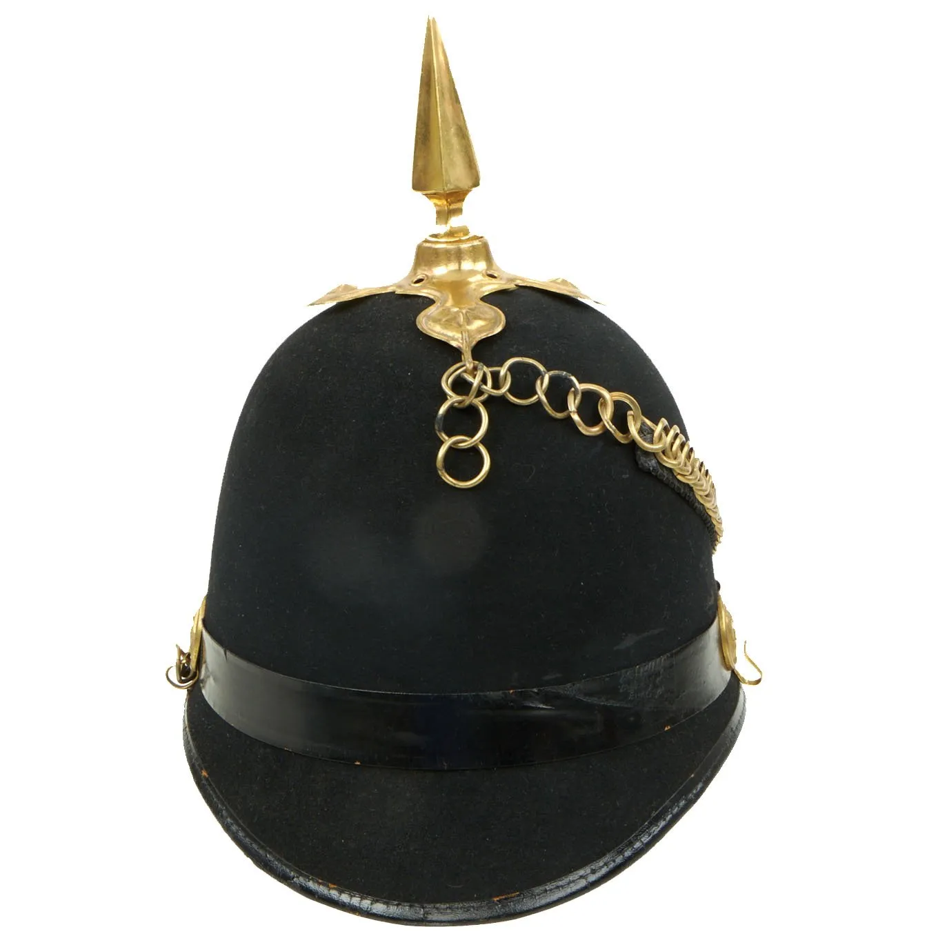 Original U.S. Spanish American War  Marine Corps Officer 1899 Dated M1890 Spiked Helmet