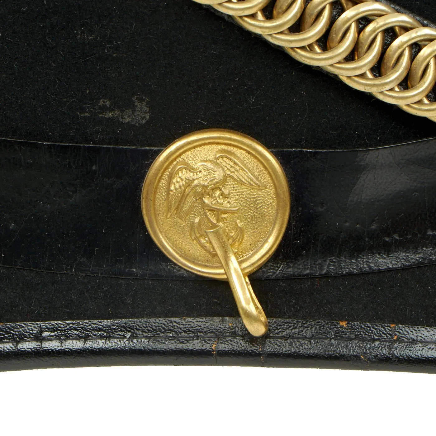Original U.S. Spanish American War  Marine Corps Officer 1899 Dated M1890 Spiked Helmet