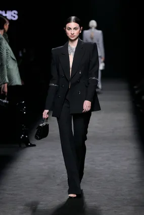 Oversized Blazer and Flared Pants