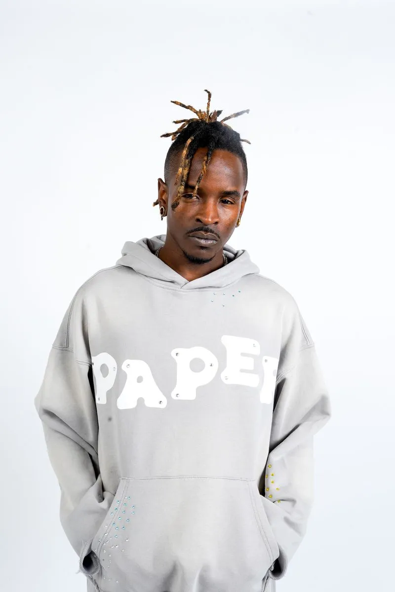 Paper Money PAPER HOODIE & SWEATPANTS (Grey)