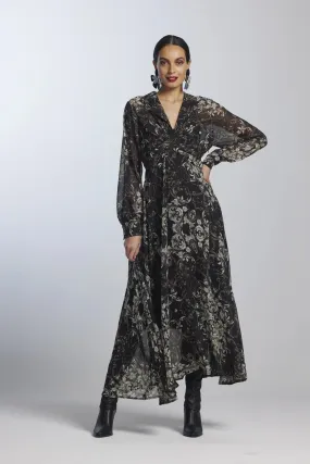 Paula Ryan Venezia Chiffon Crossover Dress