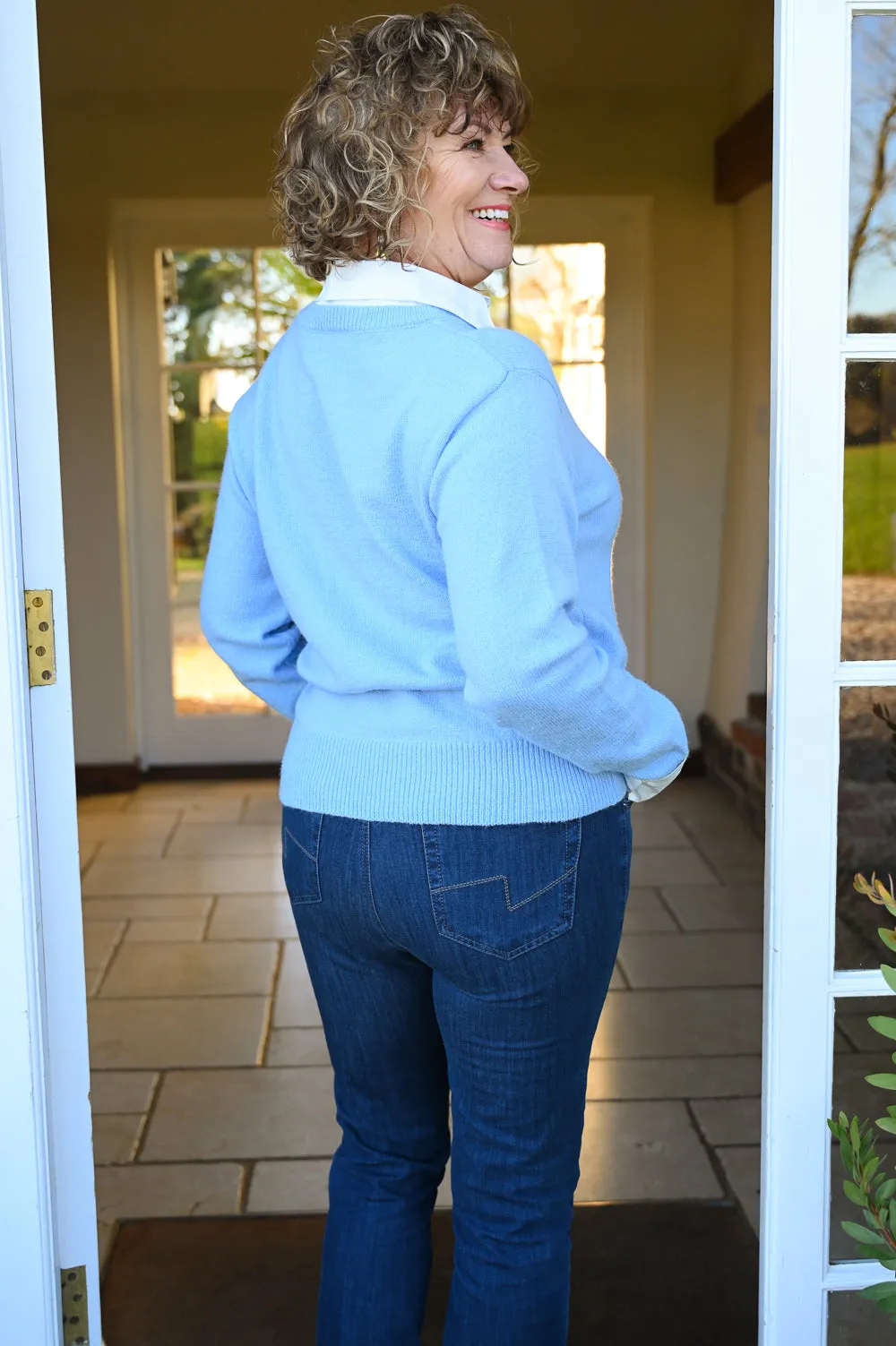 Petite 2 in 1 Knit Jumper | Blue
