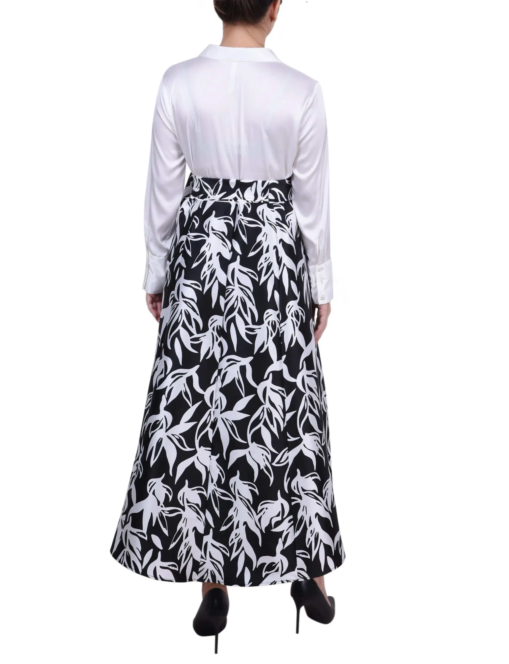 Petite Satin/Mikado Dress