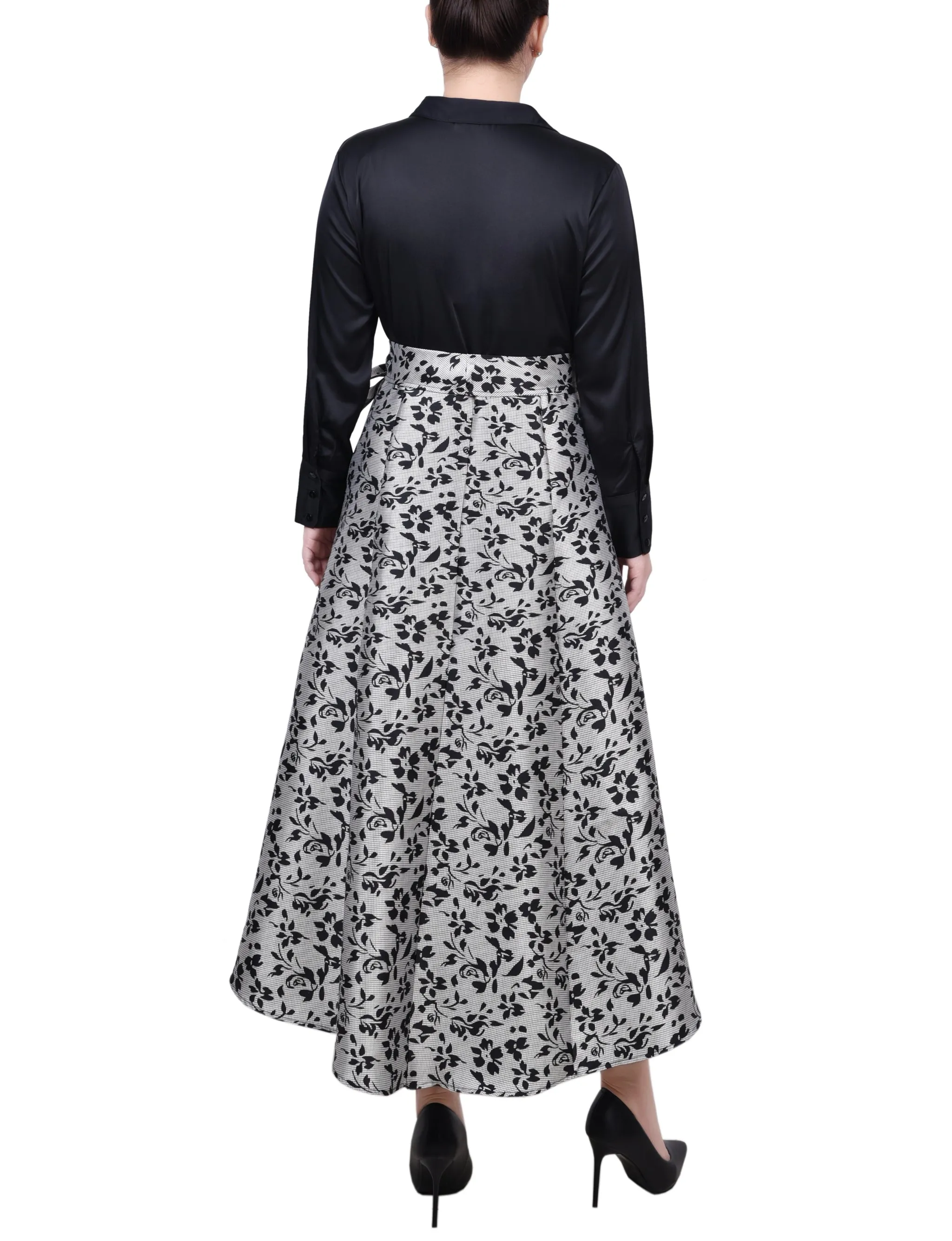 Petite Satin/Mikado Dress