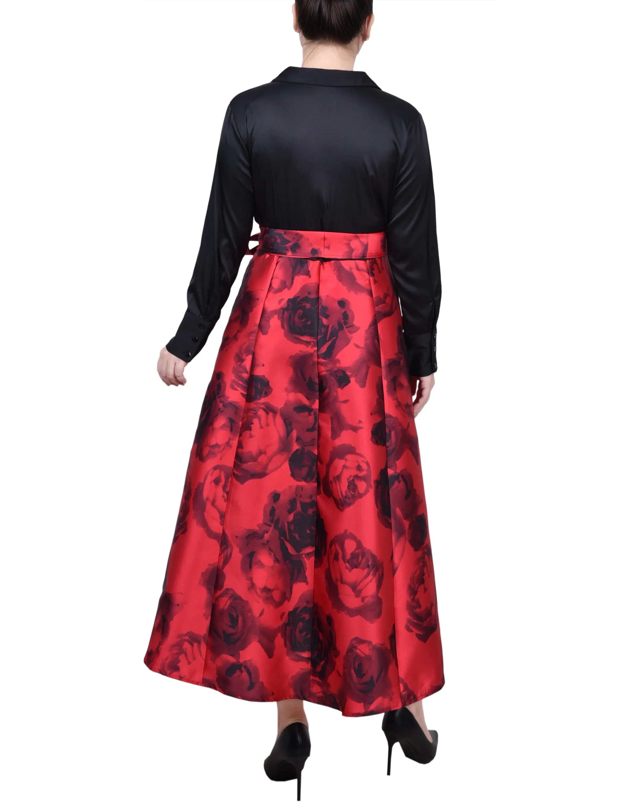 Petite Satin/Mikado Dress