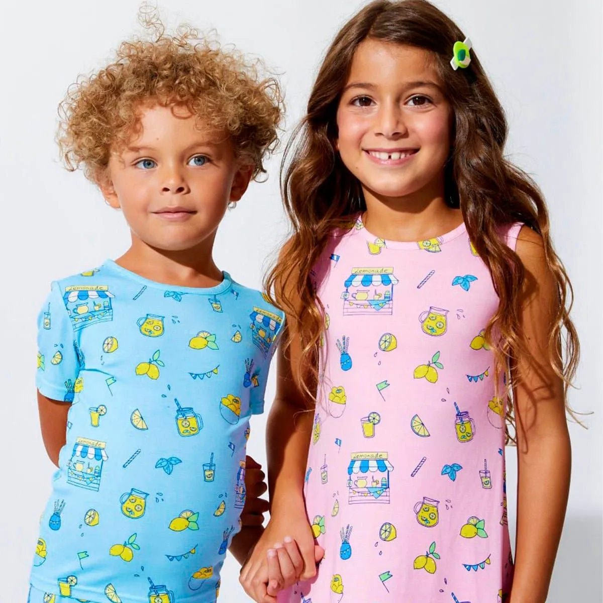 Pink Lemonade Bamboo Girls' Sleeveless Dress