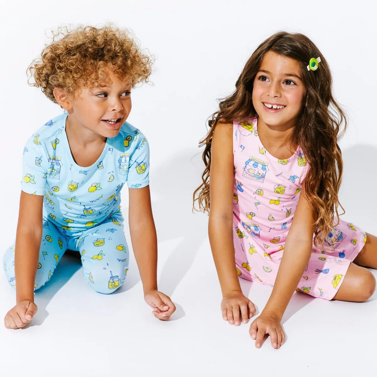 Pink Lemonade Bamboo Girls' Sleeveless Dress