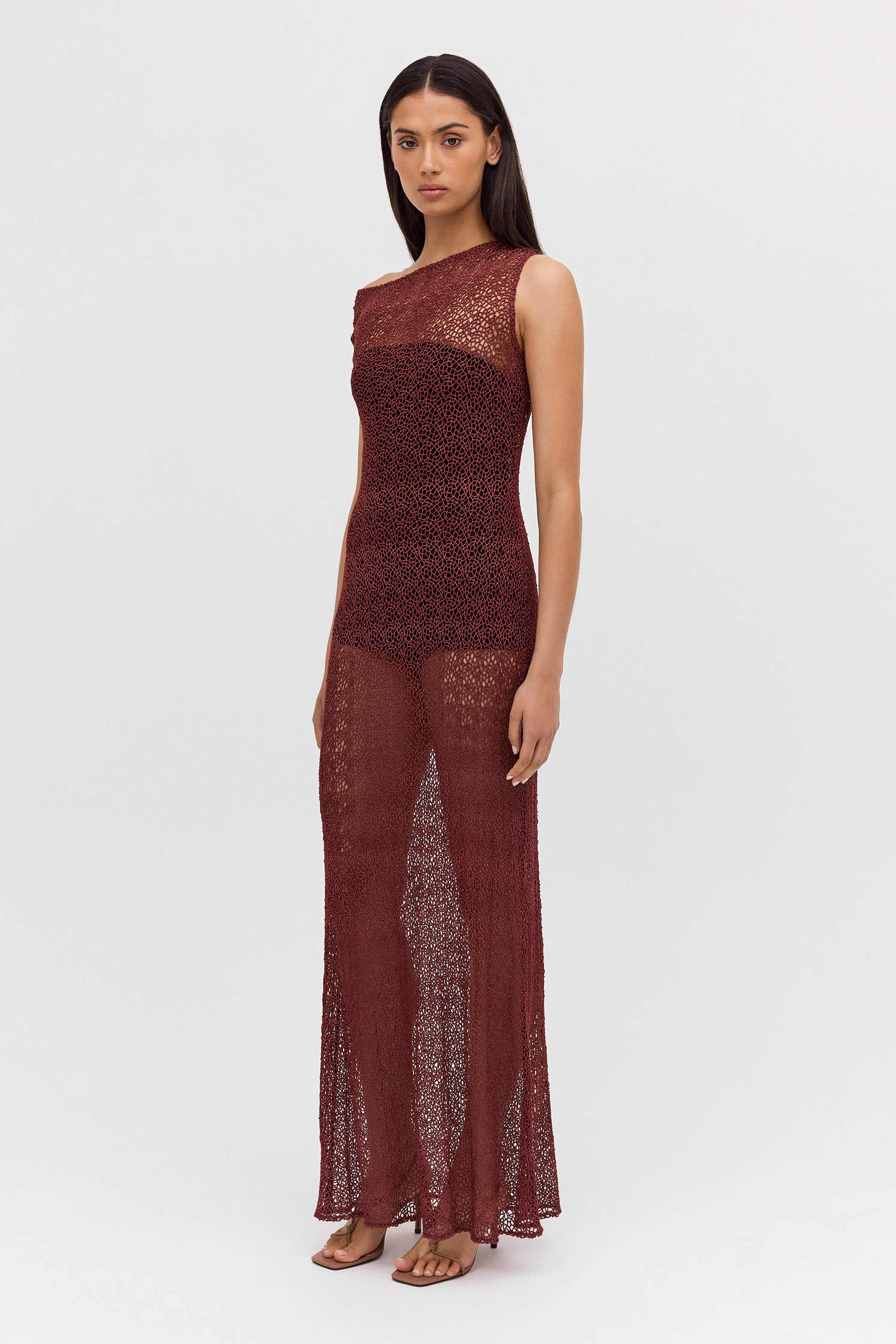 PLUM LACE SERENE DRESS