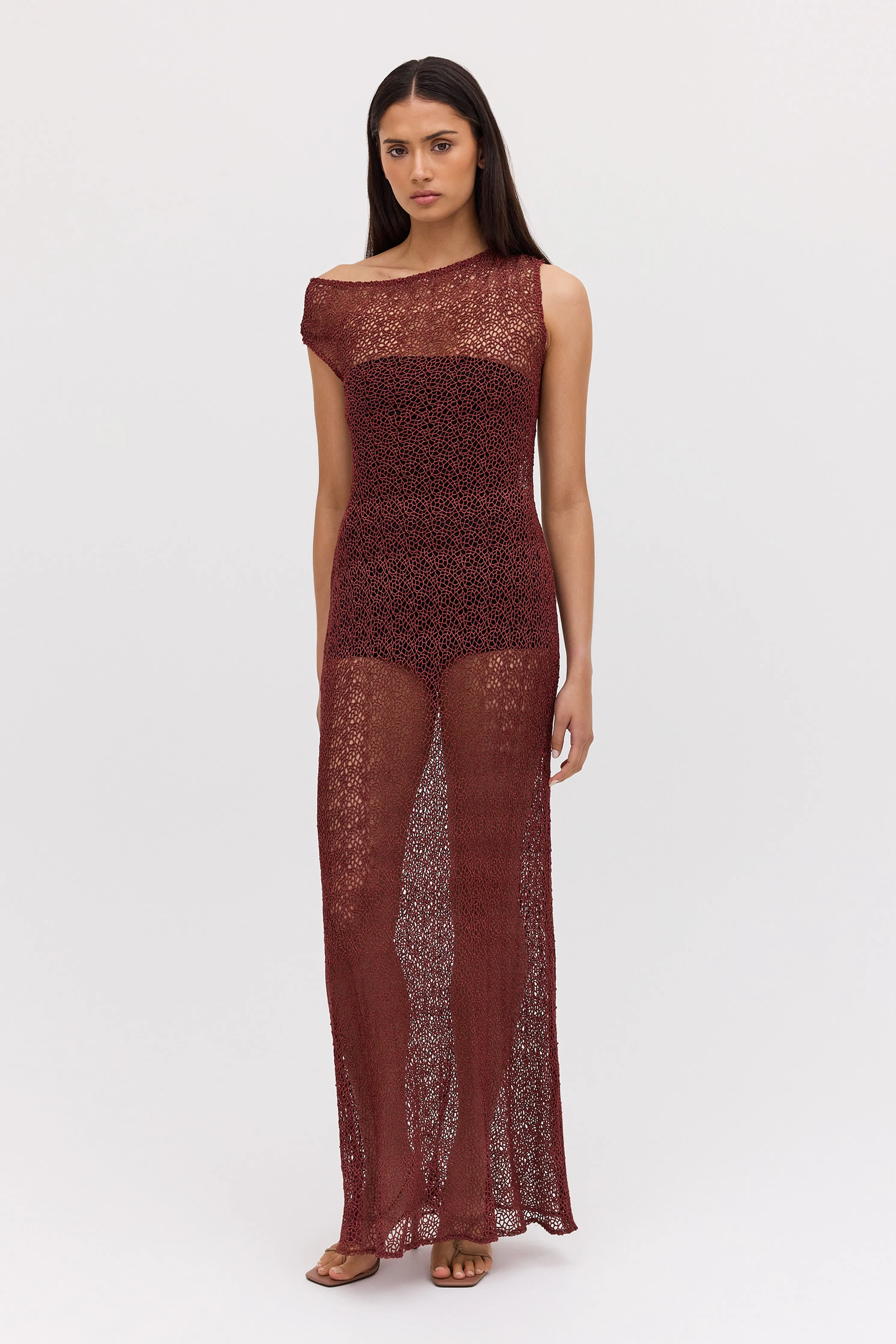 PLUM LACE SERENE DRESS