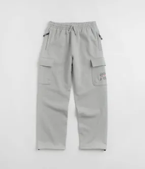 Pop Trading Company x FTC Cargo Sweatpants - Heather Grey
