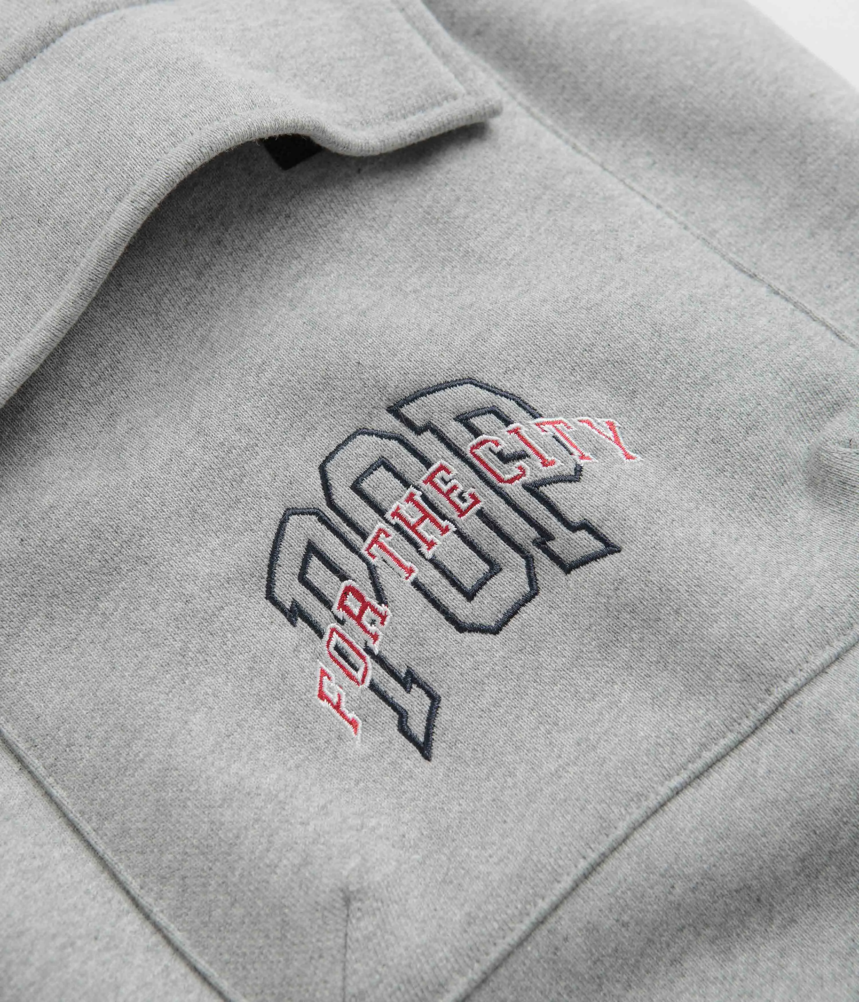 Pop Trading Company x FTC Cargo Sweatpants - Heather Grey