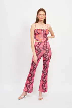 Printed Flared Pants