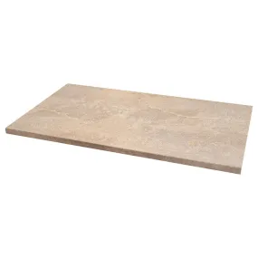 Quartz Beige, 13" x 24" - 2CM Eased Porcelain Pool Coping
