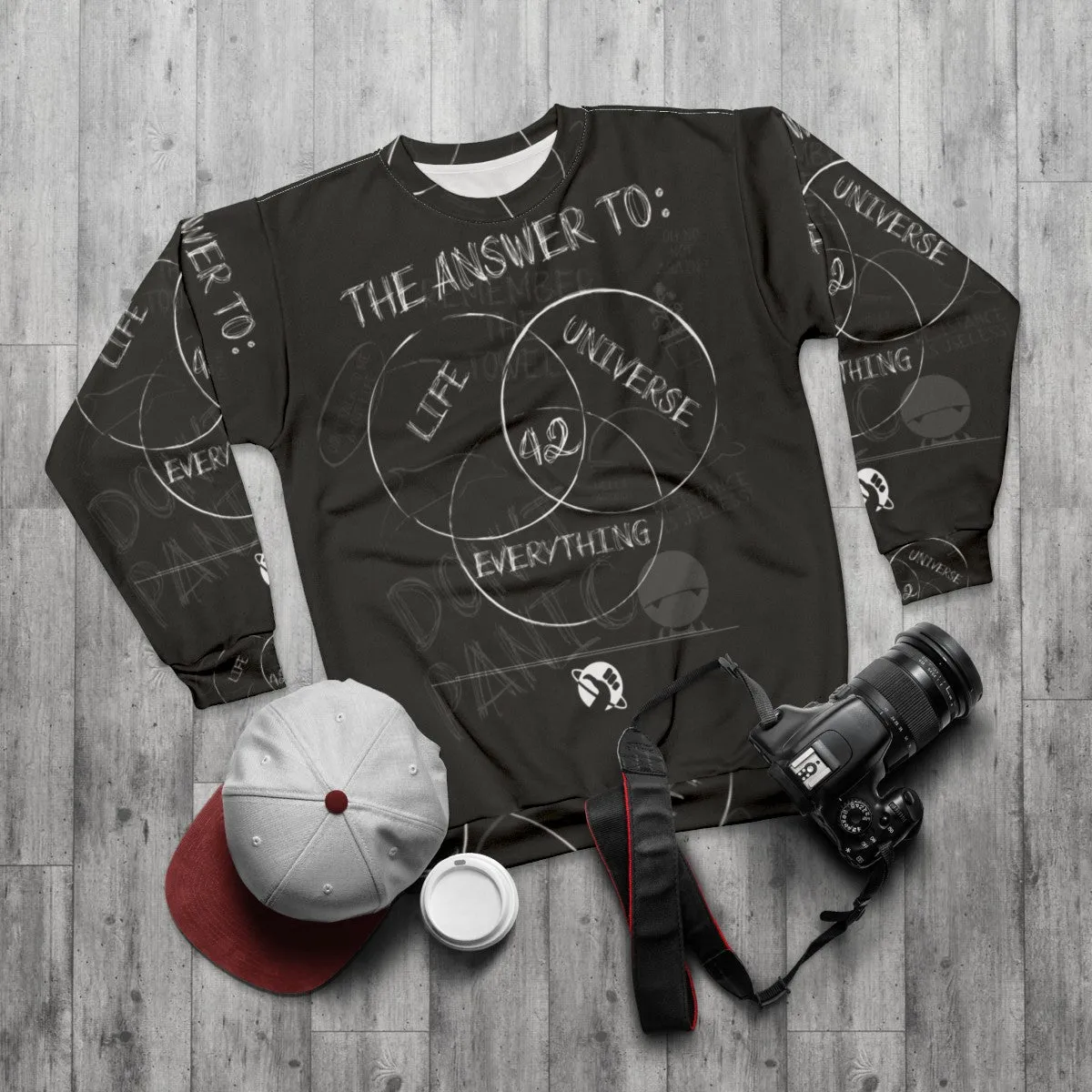 "The Answer Is" Ironic Hitchhikers Guide Sweatshirt