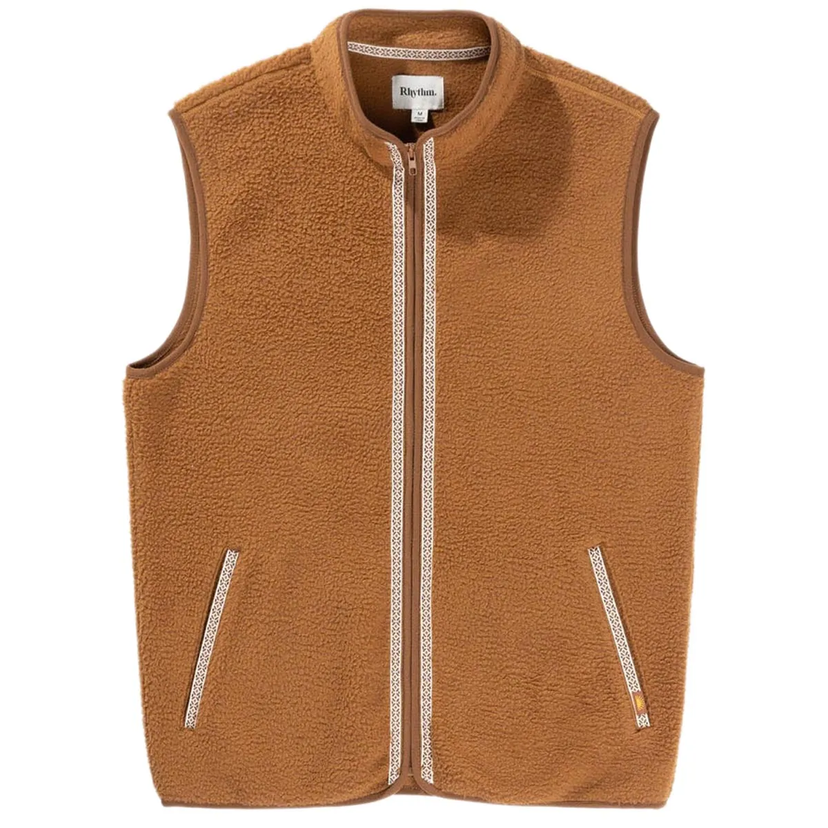 Rhythm Marco Sherpa Vest - Tobacco