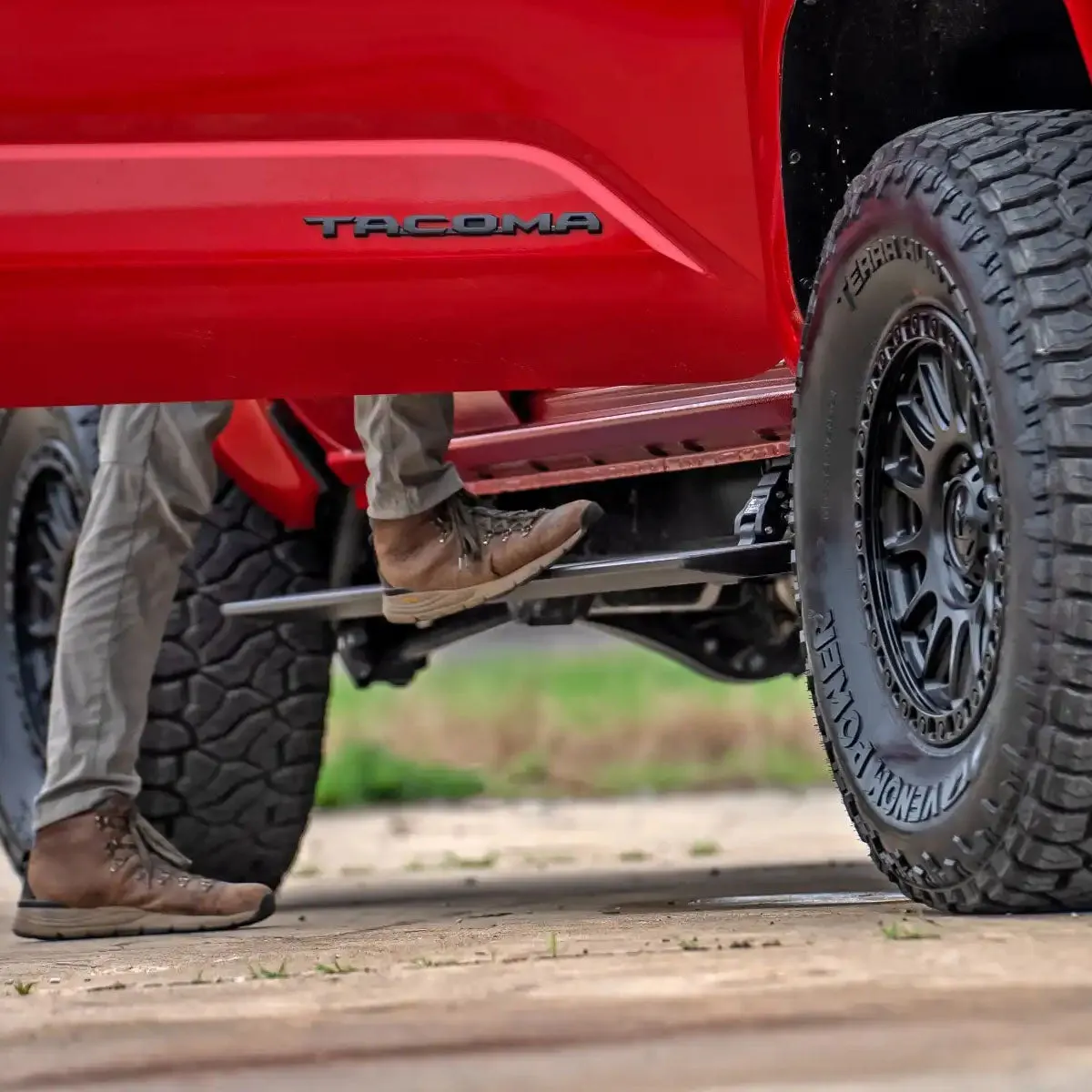 Rough Power Retractable Running Boards | 2024  Toyota Tacoma