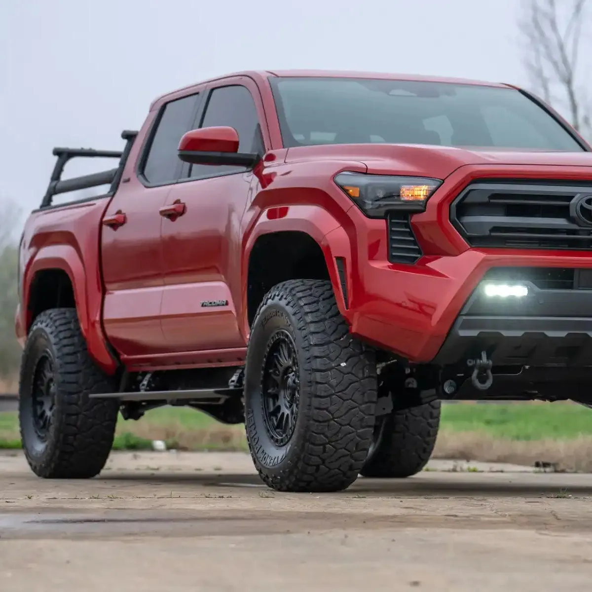 Rough Power Retractable Running Boards | 2024  Toyota Tacoma
