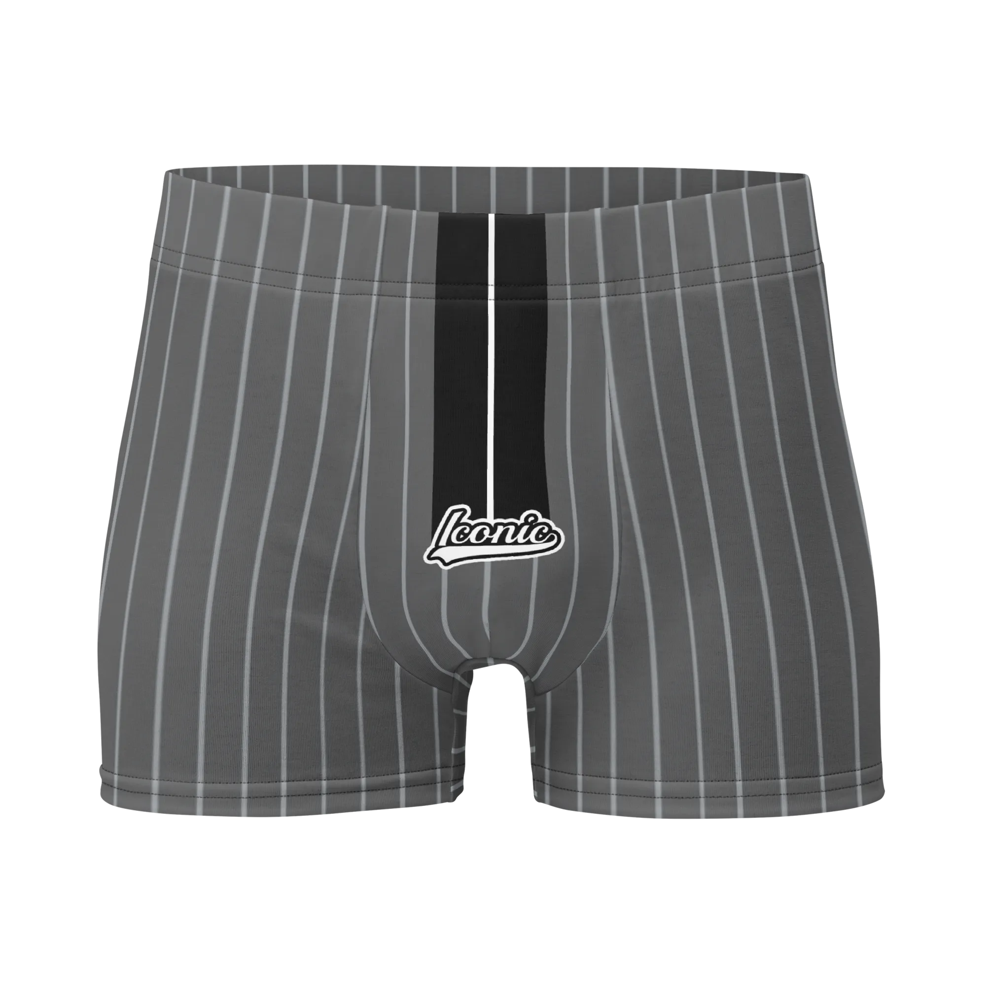 ROYAL Team Iconic. Athletix Boi Briefs Pinstripe 50 Shades Deep Dusk and Cool Grey