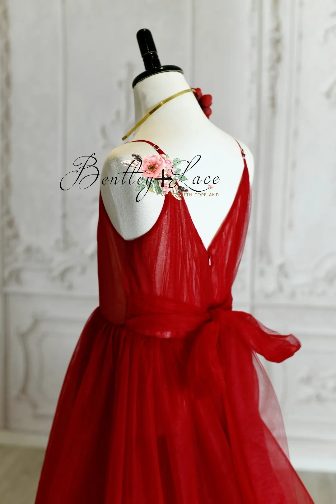 rts new condition "Hillary" - Red - Beautiful boho slip dress- (11-15 year)
