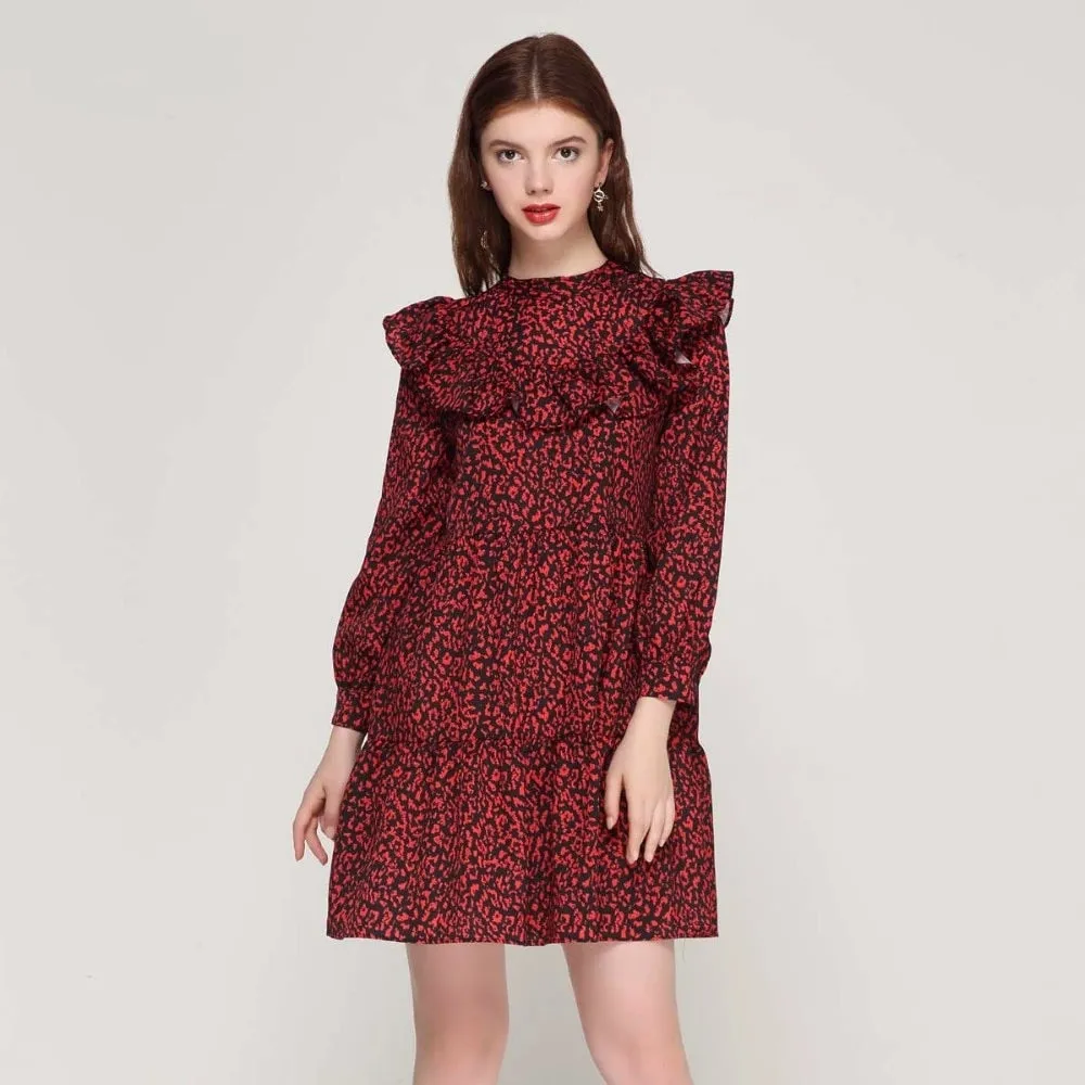Ruffled Leopard Vintage Mini