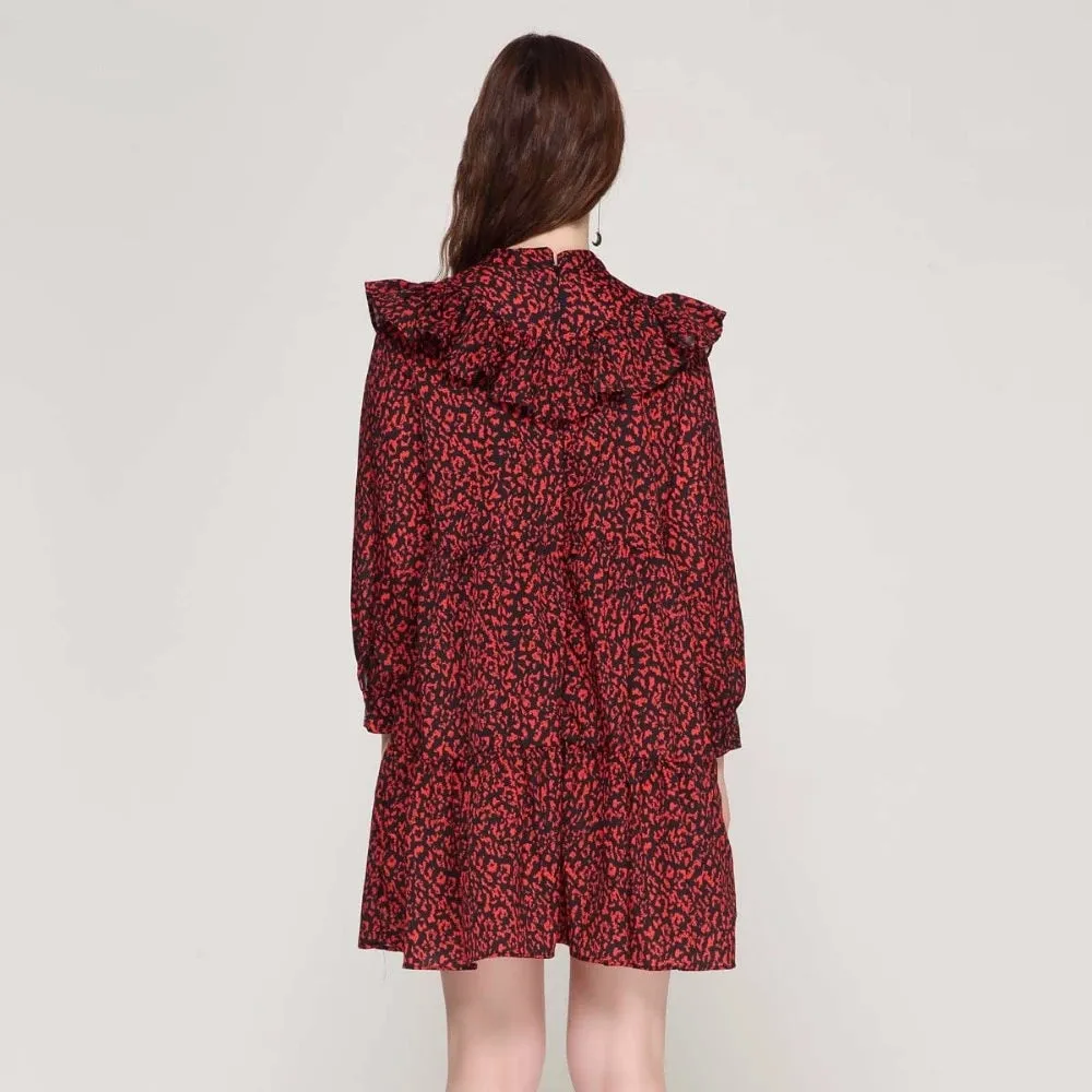Ruffled Leopard Vintage Mini