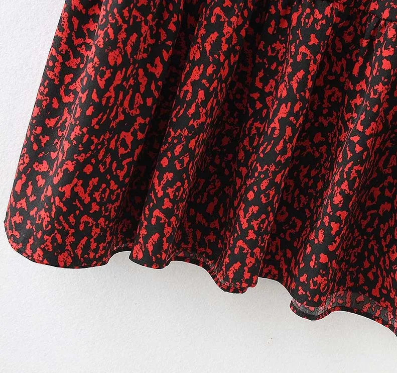 Ruffled Leopard Vintage Mini