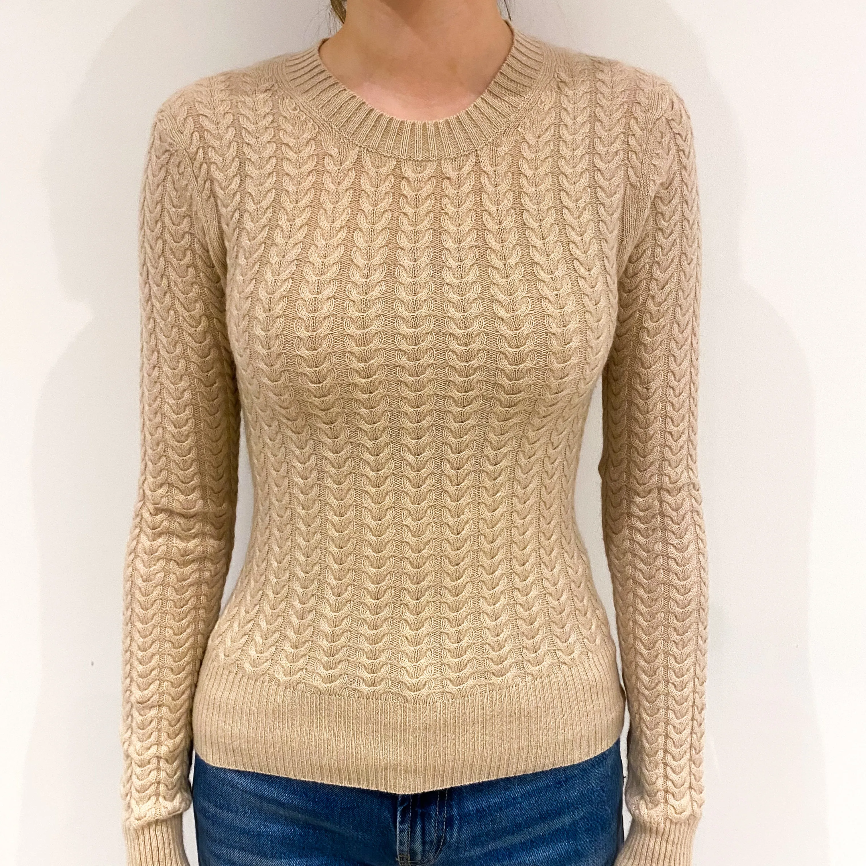 Sand Crew Neck Jumper Extra Small